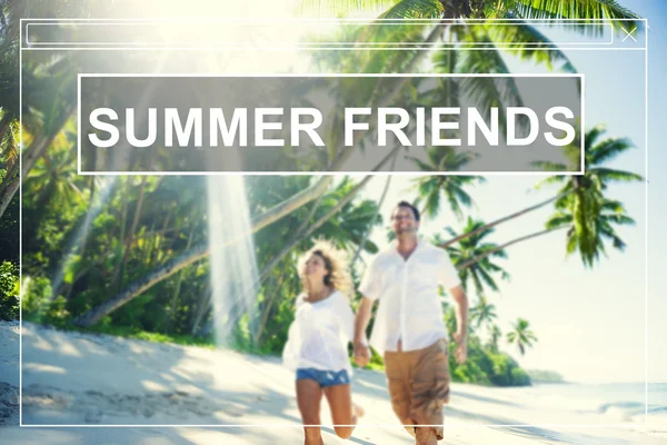 Texto de Summer Friends . — Foto de Stock