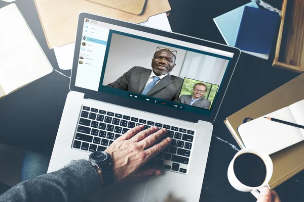 Video Call Conference Concept — Stock Photo, Image