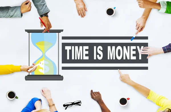 Tijd geld concept — Stockfoto