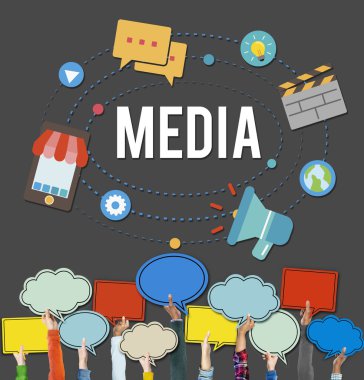 İnsanlar elleriyle arka plan