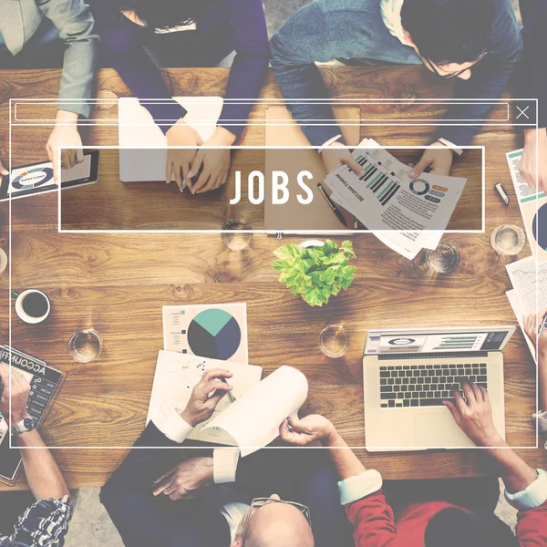 Munkahelyek foglalkoztatási, szakma karrier — Stock Fotó