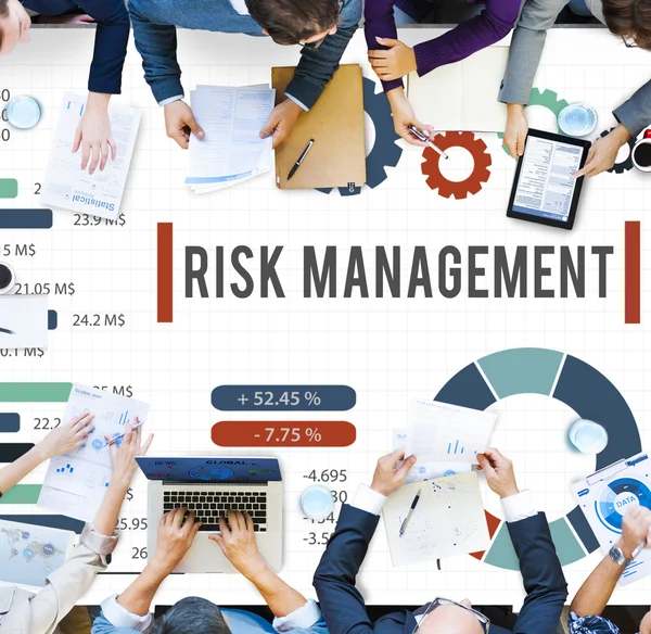 Concepto de gestión de riesgos — Foto de Stock