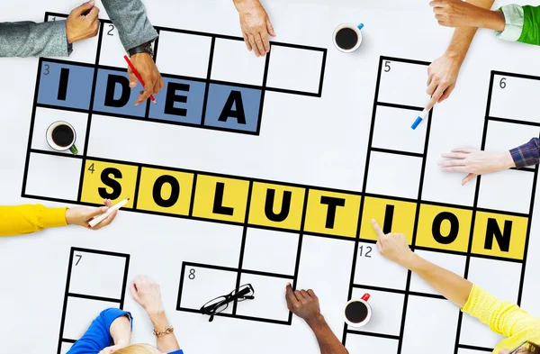 Plan de ideas de solución — Foto de Stock