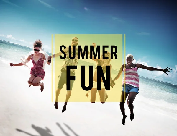Summer Fun at Beach — Stock Photo, Image