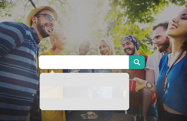 Concept de boîte de recherche — Photo