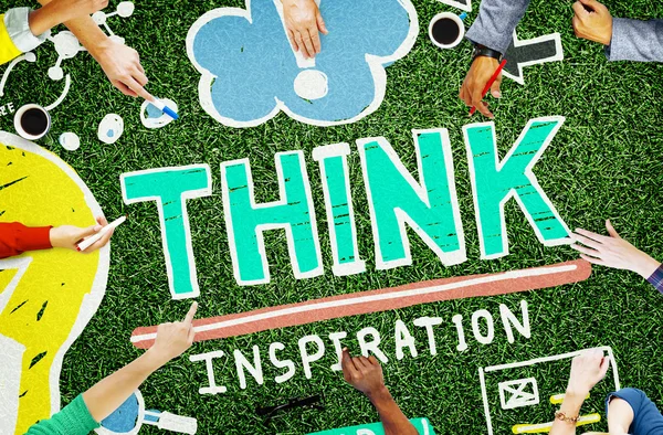 Think Inspiration Knowledge Concept — Stock Photo, Image