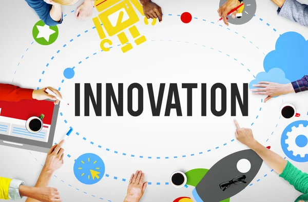 Innovationsbegreppet planering idéer — Stockfoto