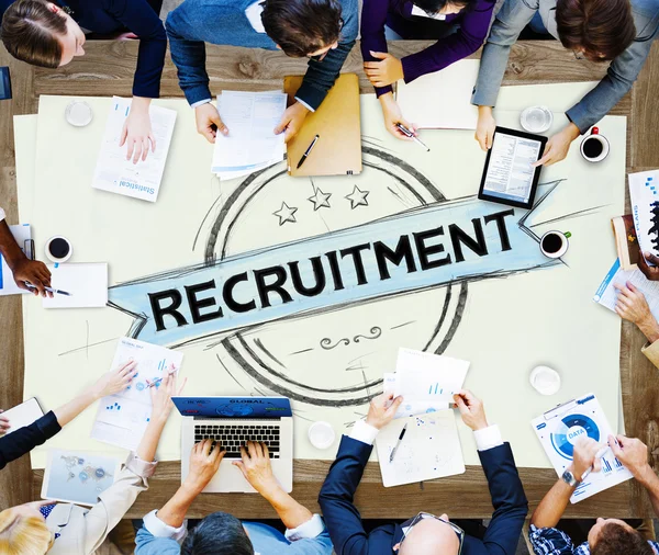 Business People et concept de recrutement — Photo