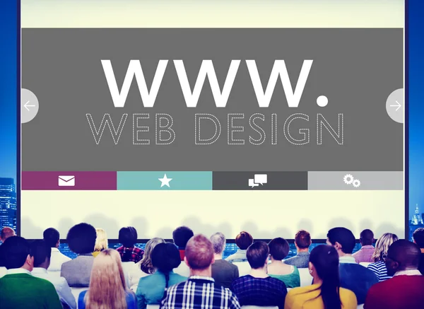 Concetto di Web design — Foto Stock