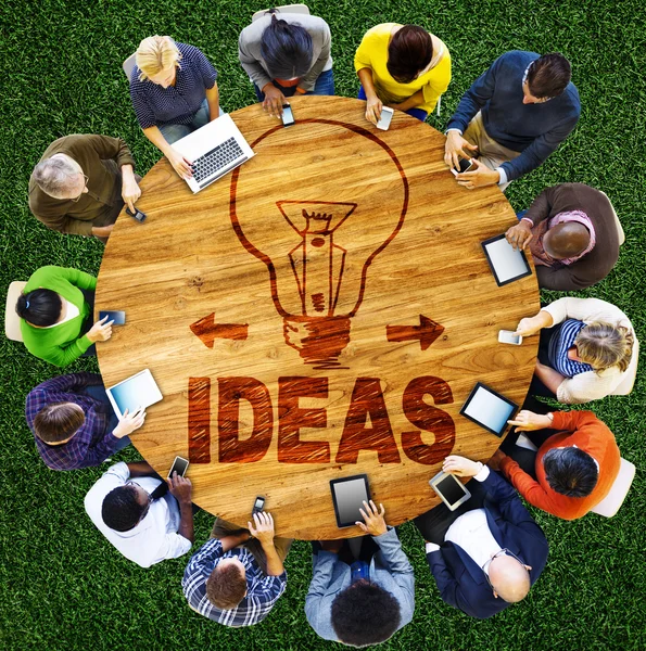 Gente de negocios e ideas Concepto — Foto de Stock