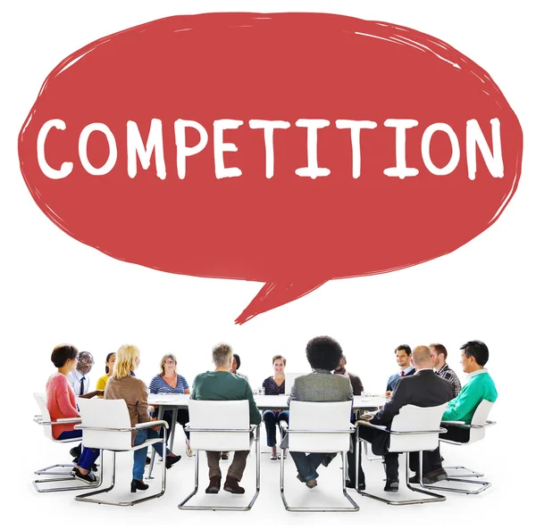 Business People and Competition Concept — Stock Photo, Image