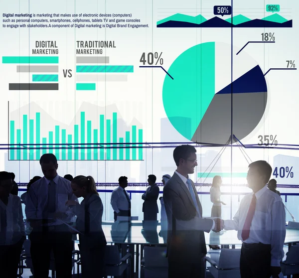 Gente de negocios configent — Foto de Stock