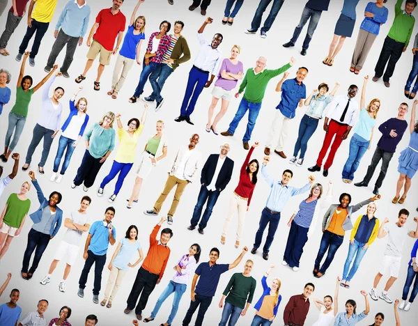 Group of multiethnic casual people — Stock Photo, Image