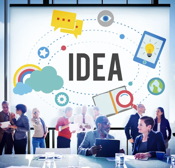 Idea Concepto objetivo — Foto de Stock