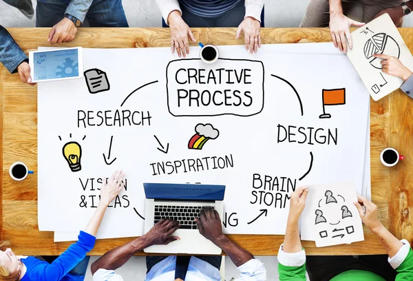 Diversity people and Creative Process — Stock Photo, Image