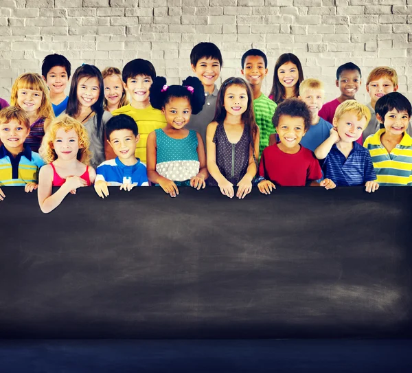 Adorable smiling children — Stock Photo, Image