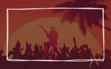 konserde bir grup insan 