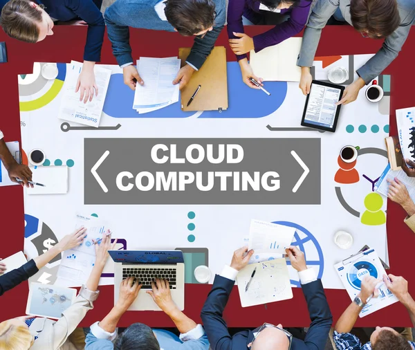 Cloud Computing Network  Concept — Stock Photo, Image