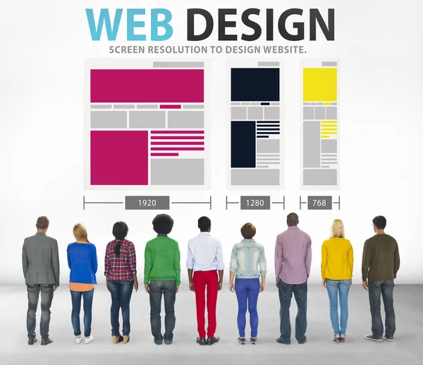 Concetto di Web design — Foto Stock