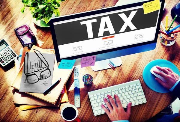 Tax Taxation Finance Concept — Stock Photo, Image