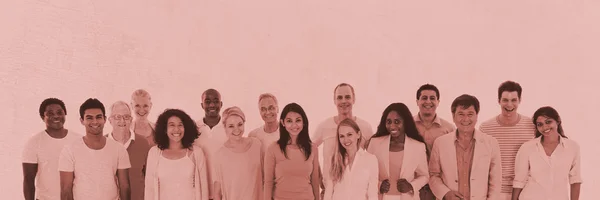 Bir grup çeşitlilik insanı bir arada duruyor. — Stok fotoğraf