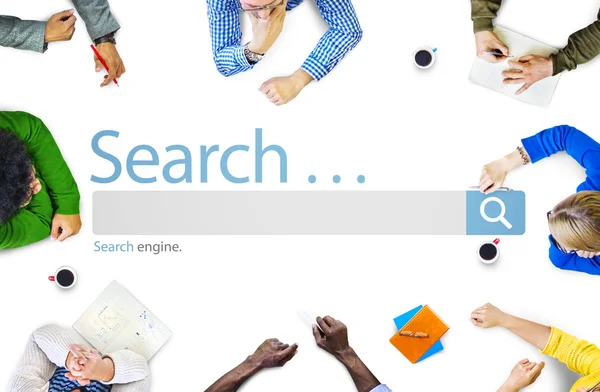 Concepto del motor de búsqueda —  Fotos de Stock