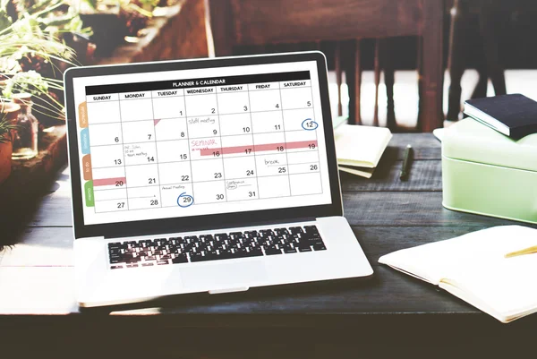 Concepto de planificador de calendario —  Fotos de Stock