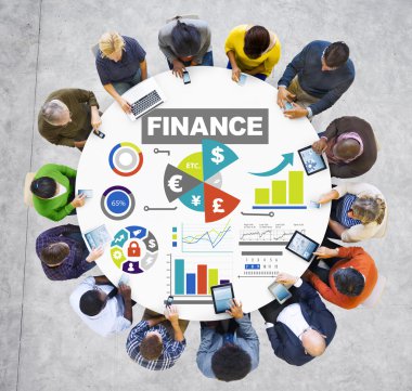 çubuk grafik grafik, iş kavramı Finans