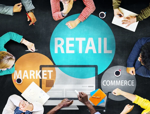 Retailconcept consument Commerce markt — Stockfoto