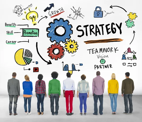 Teamwork groei visie Concept — Stockfoto