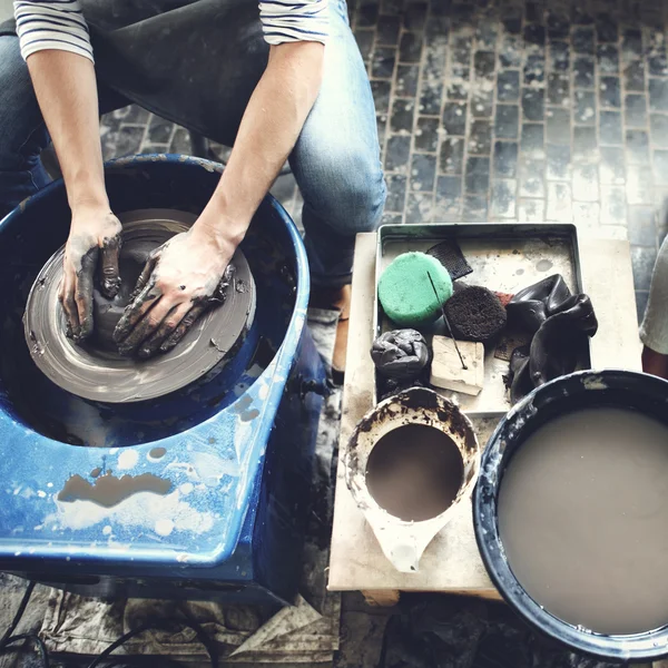 Craftsman Artista de cerâmica Habilidade — Fotografia de Stock