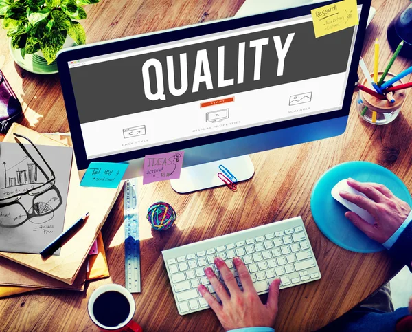 Quality Guarantee Value Concept — Stock Photo, Image