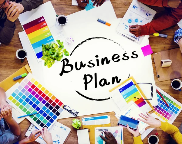 Business Plan Process Concept — Stock Photo, Image