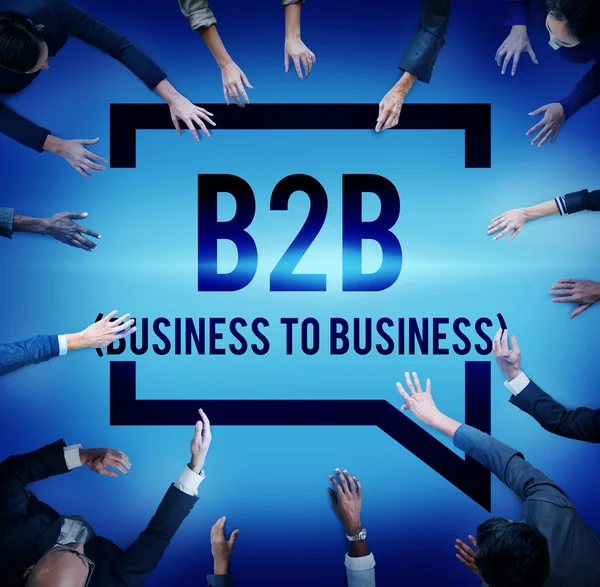 Business To Business Marketing företag koncept — Stockfoto