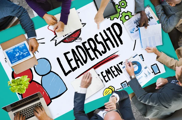 Business People and Leadership Concept — Fotografie, imagine de stoc