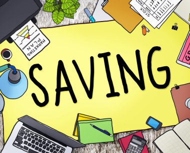 Arka plan metin ile: kaydetme