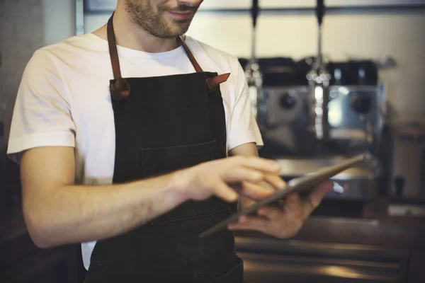 Barista Cafe servis — Stok fotoğraf