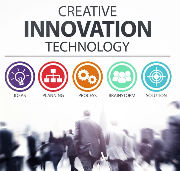 Koncepcja kreatywnych innowacji technologii — Zdjęcie stockowe