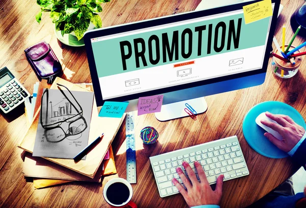 Concepto de Promoción y Marketing — Foto de Stock