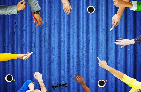 People at the meeting are discussions — Stock Photo, Image