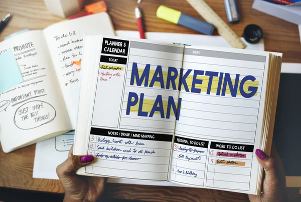 Estrategia del Plan de Marketing —  Fotos de Stock