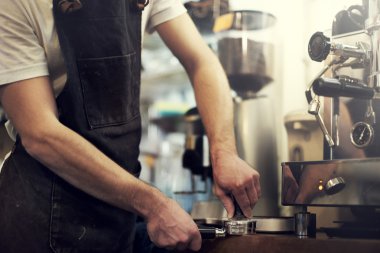 Barista Cafe kahve yapma