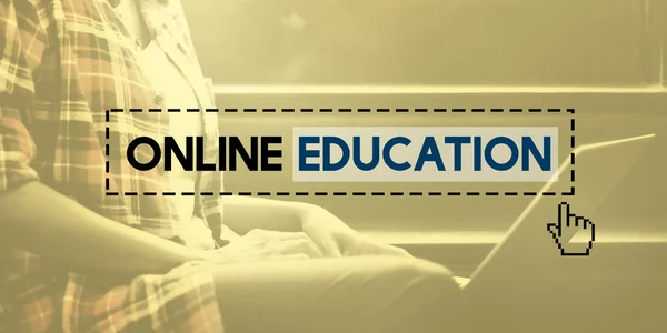 Conceito de Educação Online — Fotografia de Stock