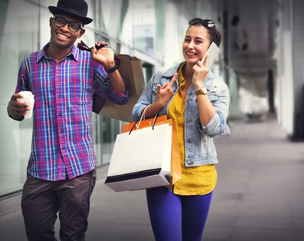 Compras Clientes consumidores — Foto de Stock