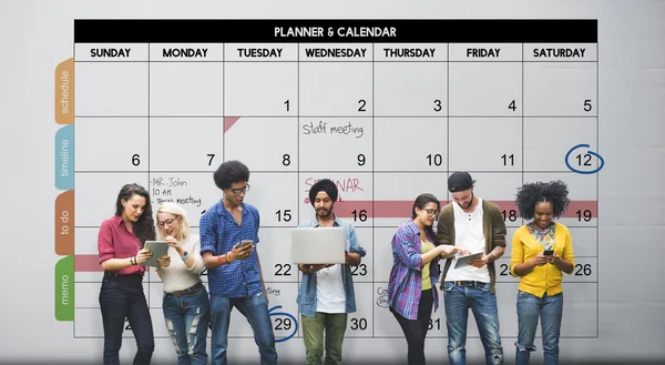 Kalender, organisatie Management Concept — Stockfoto