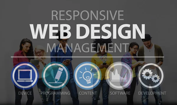 Concetto di Web design — Foto Stock