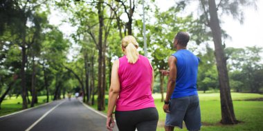 Açık havada sportif çifte