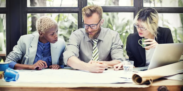 Riunione di collaborazione del team — Foto Stock