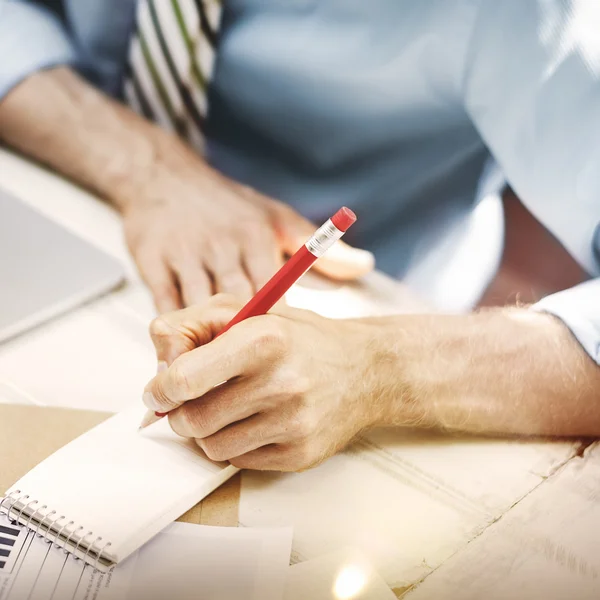 Zakelijke samenwerking onderzoeksstrategie — Stockfoto