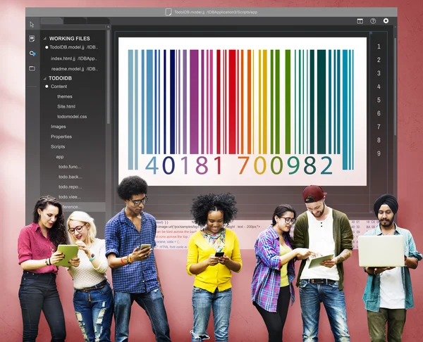 Concepto de código de barras — Foto de Stock